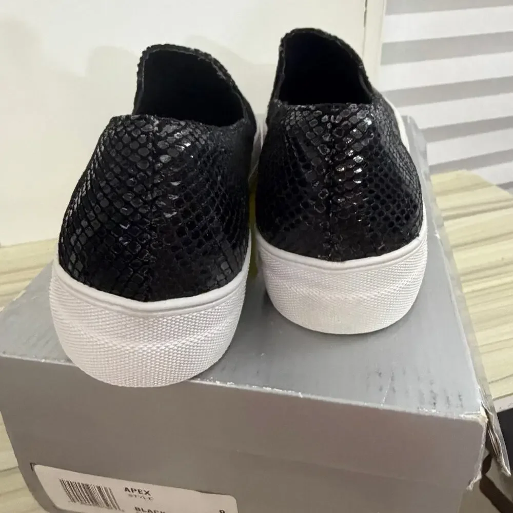 Volatile Apex Black Slip On Platform Shoes Casual Womens Size 8 Black